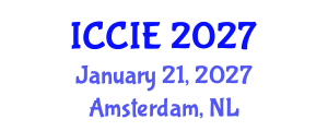 International Conference on Computer and Information Engineering (ICCIE) January 21, 2027 - Amsterdam, Netherlands International Conference on Computer and Information Engineering (ICCIE) January 21, 2027 - Amsterdam, Netherlands
