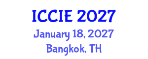 International Conference on Computer and Information Engineering (ICCIE) January 18, 2027 - Bangkok, Thailand International Conference on Computer and Information Engineering (ICCIE) January 18, 2027 - Bangkok, Thailand
