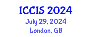 International Conference on Computer and Information Sciences (ICCIS) July 29, 2024 - London, United Kingdom