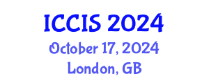 International Conference on Computer and Information Sciences (ICCIS) October 17, 2024 - London, United Kingdom