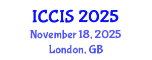 International Conference on Computer and Information Sciences (ICCIS) November 18, 2025 - London, United Kingdom