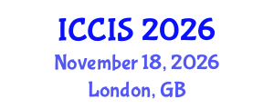 International Conference on Computer and Information Sciences (ICCIS) November 18, 2026 - London, United Kingdom