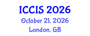 International Conference on Computer and Information Sciences (ICCIS) October 21, 2026 - London, United Kingdom