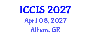 International Conference on Computer and Information Sciences (ICCIS) April 08, 2027 - Athens, Greece