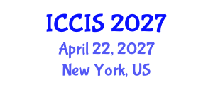 International Conference on Computer and Information Sciences (ICCIS) April 22, 2027 - New York, United States International Conference on Computer and Information Sciences (ICCIS) April 22, 2027 - New York, United States