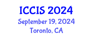 International Conference on Computer and Information Systems (ICCIS) September 19, 2024 - Toronto, Canada