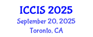International Conference on Computer and Information Systems (ICCIS) September 20, 2025 - Toronto, Canada