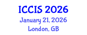 International Conference on Computer and Information Systems (ICCIS) January 21, 2026 - London, United Kingdom
