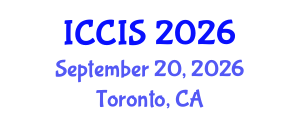 International Conference on Computer and Information Systems (ICCIS) September 20, 2026 - Toronto, Canada