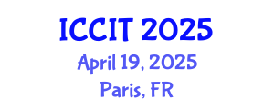 International Conference on Computer and Information Technology (ICCIT) April 19, 2025 - Paris, France