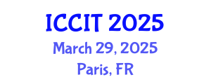 International Conference on Computer and Information Technology (ICCIT) March 29, 2025 - Paris, France