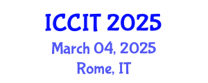 International Conference on Computer and Information Technology (ICCIT) March 04, 2025 - Rome, Italy