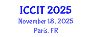 International Conference on Computer and Information Technology (ICCIT) November 18, 2025 - Paris, France