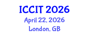 International Conference on Computer and Information Technology (ICCIT) April 22, 2026 - London, United Kingdom