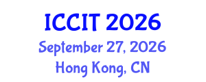 International Conference on Computer and Information Technology (ICCIT) September 27, 2026 - Hong Kong, China
