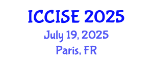 International Conference on Computer and Intelligent Systems Engineering (ICCISE) July 19, 2025 - Paris, France