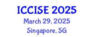International Conference on Computer and Intelligent Systems Engineering (ICCISE) March 29, 2025 - Singapore, Singapore