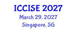 International Conference on Computer and Intelligent Systems Engineering (ICCISE) March 29, 2027 - Singapore, Singapore International Conference on Computer and Intelligent Systems Engineering (ICCISE) March 29, 2027 - Singapore, Singapore