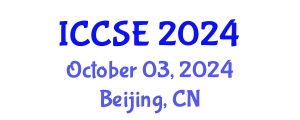 International Conference on Computer and Software Engineering (ICCSE) October 03, 2024 - Beijing, China