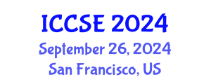 International Conference on Computer and Software Engineering (ICCSE) September 26, 2024 - San Francisco, United States