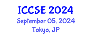 International Conference on Computer and Software Engineering (ICCSE) September 05, 2024 - Tokyo, Japan