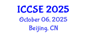 International Conference on Computer and Software Engineering (ICCSE) October 06, 2025 - Beijing, China