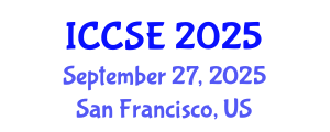 International Conference on Computer and Software Engineering (ICCSE) September 27, 2025 - San Francisco, United States