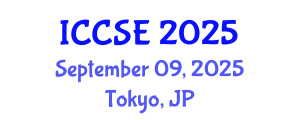 International Conference on Computer and Software Engineering (ICCSE) September 09, 2025 - Tokyo, Japan