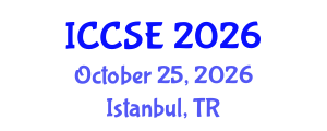 International Conference on Computer and Software Engineering (ICCSE) October 25, 2026 - Istanbul, Turkey