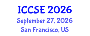 International Conference on Computer and Software Engineering (ICCSE) September 27, 2026 - San Francisco, United States