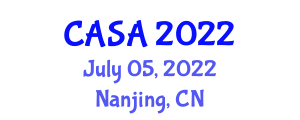 International Conference on Computer Animation and Social Agents (CASA) July 05, 2022 - Nanjing, China