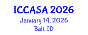 International Conference on Computer Animation and Social Agents (ICCASA) January 14, 2026 - Bali, Indonesia