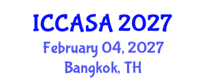 International Conference on Computer Animation and Social Agents (ICCASA) February 04, 2027 - Bangkok, Thailand International Conference on Computer Animation and Social Agents (ICCASA) February 04, 2027 - Bangkok, Thailand