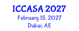 International Conference on Computer Animation and Social Agents (ICCASA) February 15, 2027 - Dubai, United Arab Emirates International Conference on Computer Animation and Social Agents (ICCASA) February 15, 2027 - Dubai, United Arab Emirates
