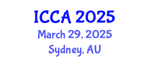 International Conference on Computer Applications (ICCA) March 29, 2025 - Sydney, Australia