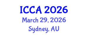 International Conference on Computer Applications (ICCA) March 29, 2026 - Sydney, Australia