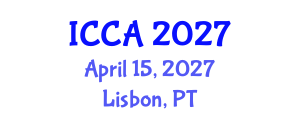 International Conference on Computer Applications (ICCA) April 15, 2027 - Lisbon, Portugal International Conference on Computer Applications (ICCA) April 15, 2027 - Lisbon, Portugal