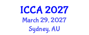 International Conference on Computer Applications (ICCA) March 29, 2027 - Sydney, Australia International Conference on Computer Applications (ICCA) March 29, 2027 - Sydney, Australia