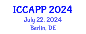 International Conference on Computer Architecture and Parallel Processing (ICCAPP) July 22, 2024 - Berlin, Germany