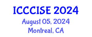 International Conference on Computer, Communication and Information Sciences, and Engineering (ICCCISE) August 05, 2024 - Montreal, Canada