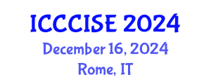 International Conference on Computer, Communication and Information Sciences, and Engineering (ICCCISE) December 16, 2024 - Rome, Italy