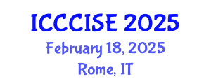 International Conference on Computer, Communication and Information Sciences, and Engineering (ICCCISE) February 18, 2025 - Rome, Italy