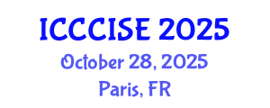 International Conference on Computer, Communication and Information Sciences, and Engineering (ICCCISE) October 28, 2025 - Paris, France