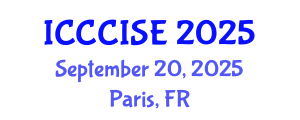 International Conference on Computer, Communication and Information Sciences, and Engineering (ICCCISE) September 20, 2025 - Paris, France