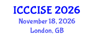 International Conference on Computer, Communication and Information Sciences, and Engineering (ICCCISE) November 18, 2026 - London, United Kingdom