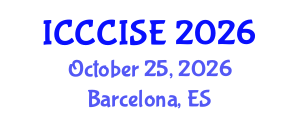 International Conference on Computer, Communication and Information Sciences, and Engineering (ICCCISE) October 25, 2026 - Barcelona, Spain