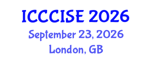 International Conference on Computer, Communication and Information Sciences, and Engineering (ICCCISE) September 23, 2026 - London, United Kingdom