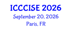 International Conference on Computer, Communication and Information Sciences, and Engineering (ICCCISE) September 20, 2026 - Paris, France