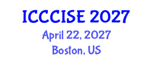 International Conference on Computer, Communication and Information Sciences, and Engineering (ICCCISE) April 22, 2027 - Boston, United States International Conference on Computer, Communication and Information Sciences, and Engineering (ICCCISE) April 22, 2027 - Boston, United States