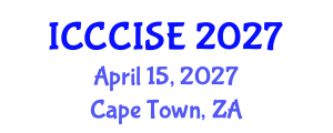 International Conference on Computer, Communication and Information Sciences, and Engineering (ICCCISE) April 15, 2027 - Cape Town, South Africa International Conference on Computer, Communication and Information Sciences, and Engineering (ICCCISE) April 15, 2027 - Cape Town, South Africa